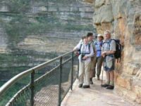 Guiding along National Pass - our tour guides providing private tour guide services