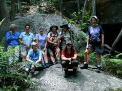 Tour group of ladies on Uniquely Australia National Parks tour