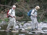 Walking Carnarvon Gorge - our tour guides are providing private tour guide assistance