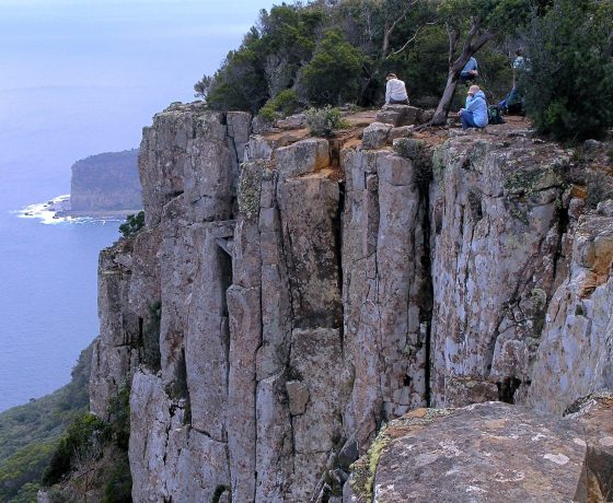 A cliff top lookout from Cape Raoul  trail brings inspiration to all who take the moment to contemplate.