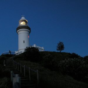 Cape Byron Lighthouse concluding the Australian World Heritage Gondwana Tour