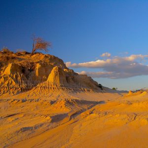 Weathered dunes of Lake Mungo on our Big Rivers Outback NSW Tour