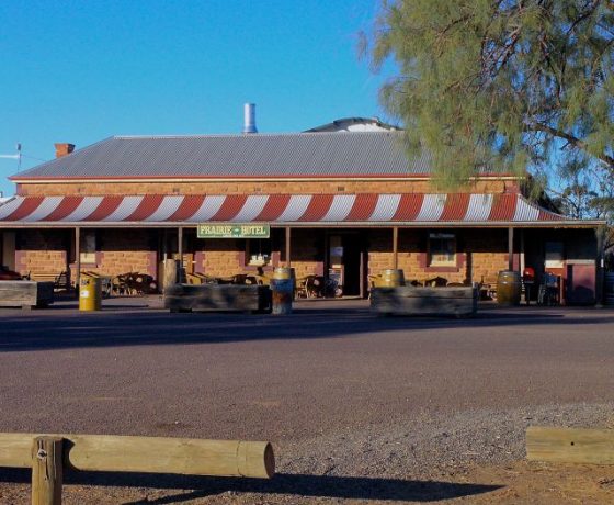 First operating in 1876 and since lovingly restored and extended the Prairie Hotel is renowned for cooking up a Chef's feral feast of camel, goat, pork, kangaroo and emu meals