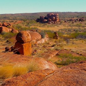 The Devils Marbles bringing variation to our Australian Guided Walking Holidays