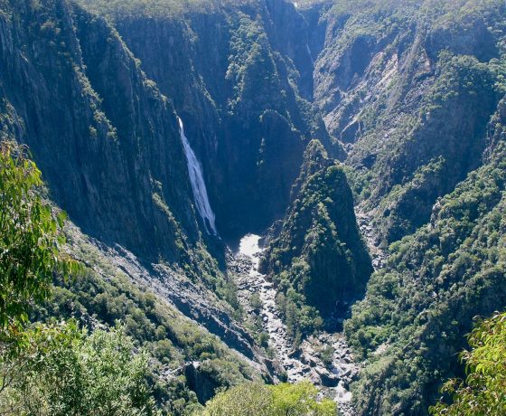 Earthly upheavals and erosive forces have carved out a "hellish" gorge at Wollomombi Falls and Chandler Falls. Short walks lead to spectacular viewing along with wildlife sightings