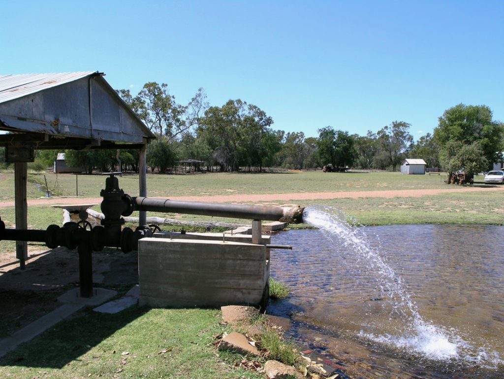 Great Artesian Basin bore 