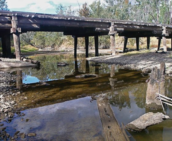 Ancient inland river on Western Downs Journey