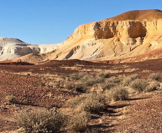 Salt and Pepper Hills of the Coober Pedy Breakaways Country
