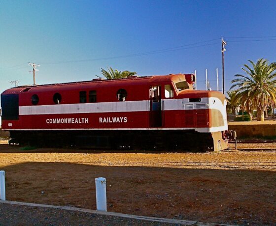 Engine from the old Ghan Railway, RIP