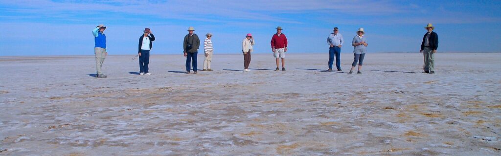 Tour Group on Lake Eyre