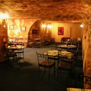 underground motel restaurant