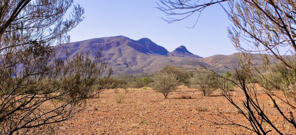 View of the West MacDonnell Ranges