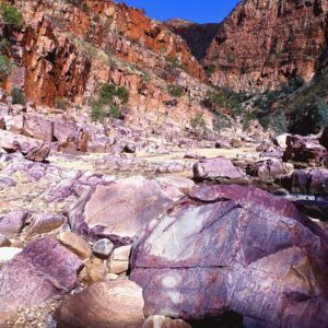 Rock colours Ormiston Gorge