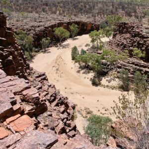 Rim view of Trephina Gorge