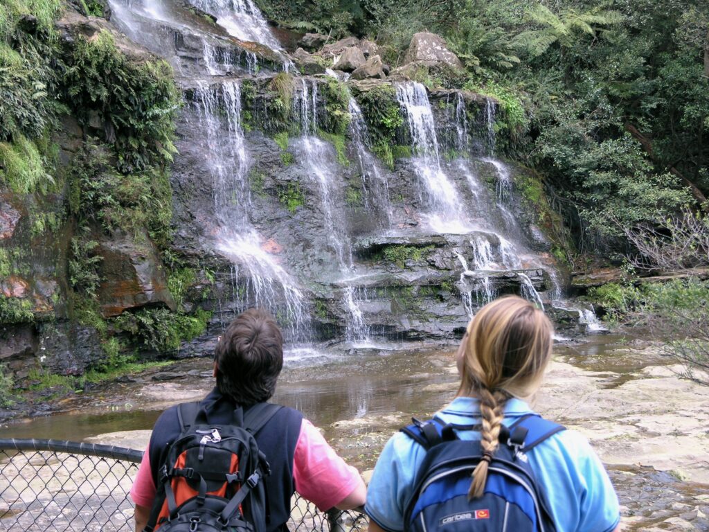 Section of Katoomba Falls Blue Mountains